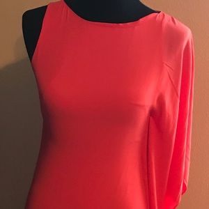 One shoulder maxi dress